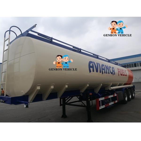 Buy Aluminum Alloy Enclosed 40CBM Bitumen Liquid Tanker Trailer at wholesale prices