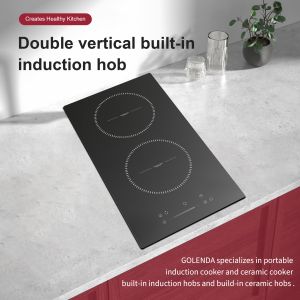 Waterproof Two Burner Induction Stove Top Cooktop 5500W Touch Control