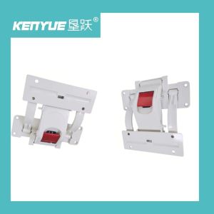 China Hospital Medical Bed Guardrail Bracket White Aluminum Alloy Material on sale