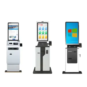 Hotel Check In Kiosk With Passport Scanner And Customizable Design