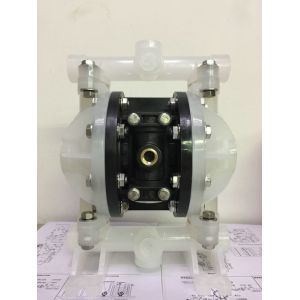Air Operated Plastic Diaphragm Pump / Industrial High Pressure AODD Pump