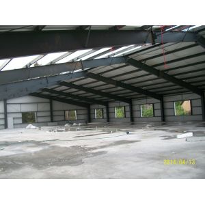 Prefabricated Portal Framed H Section Column Steel Structure Earthquake