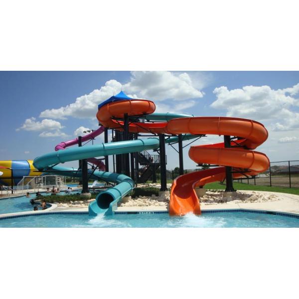 Commercial Amusment Park Rides Fiberglass Water Slide