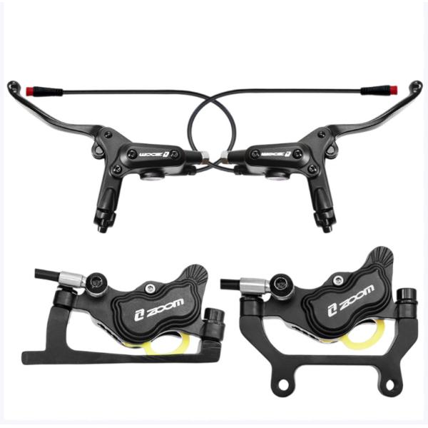 Buy 4 Pistons Power Off Bicycle Hydraulic Brake Set Aluminum Material at wholesale prices