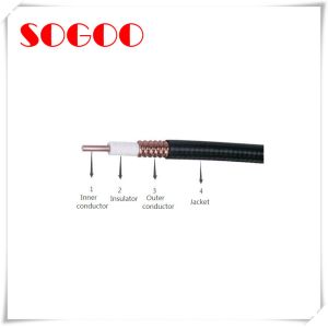 China Smooth Superflex RF Feeder Cable For Telecommucation Application on sale