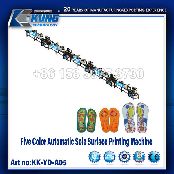 Automatic Sole Surface Printing Machine One / Two / Three / Four / Five / Six Color