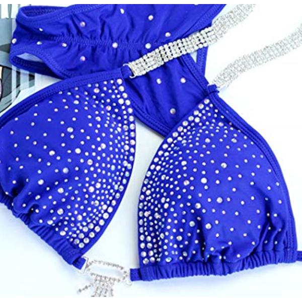 S M L Size Breathable NPC Bikini Suits , Lady 'S Bikini Competition Suits
