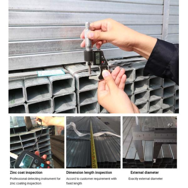 Thickness 06 to 20 mm Carbon Steel Square Rectangular Tube ASTM Standard Bending Processing Black Painted Hollow Section Steel Pipe