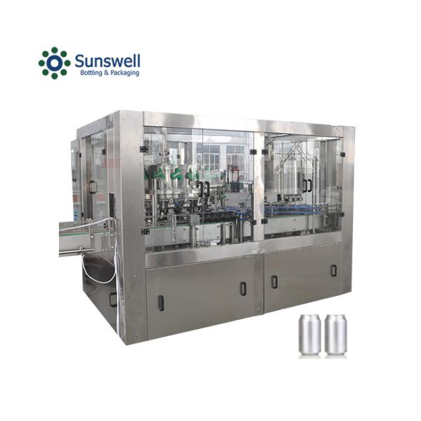 Automatic Aluminum Can Beverage Filling Machine 36000CPH SS304 Easy Operation