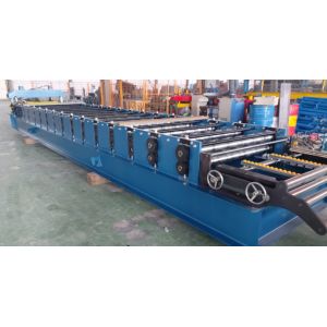 PL Trapezoid 840 Roof Tile Roll Forming Machine Plc Control Hydraulic System