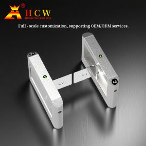 HCW High Security Fully Automatic System Turnstiles Gate Waist Height