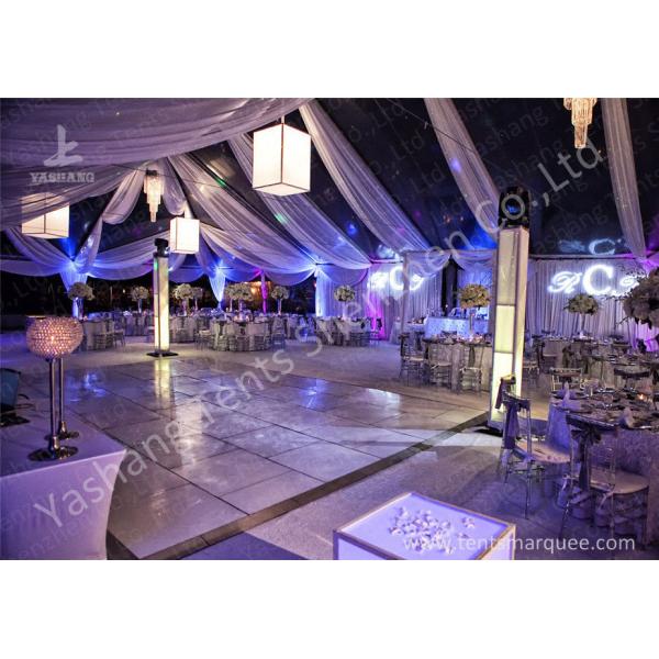15X20 200 Seater Luxury Wedding Tents A Frame Shape 100 Km/H Wind Resistance
