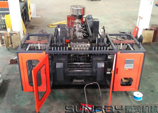 500ML Plastic Milk Bottle Or Jerry Can Making Machine Six Head Automatic SRB80D-6