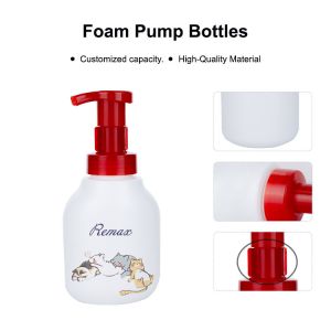 300ml 450ml Foam Pump Bottle Heads Round Soap Foam Dispenser Bottle