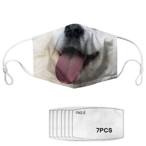 3D Animal Printed PM2.5 Anti Dust Face Mask