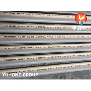 ASTM A312 TP316L Seamless Austenitic Stainless Steel Pipes , Tuberias
