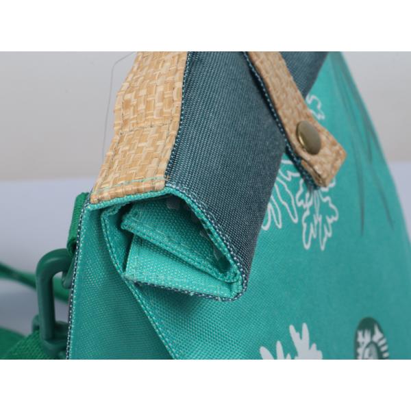 100% polyester Recycled fabrics 500D with bamboo fiber 21s fabric for bag