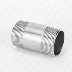 Gas Stainless Steel Screwed Pipe Fittings With Customizable Wall Thickness And