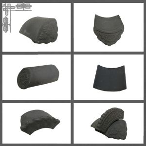 Orientals Style Building Interlocking Chinese Clay Roof Tiles Traditional