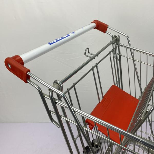 European Style Customized Grocery Shopping Trolley 150L Metal Supermarket Trolley Powder Coating