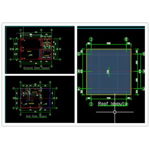 Prefab Lightweight Steel Structure Q235 Light Steel Villa Duplex Apartment