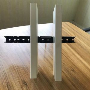 25x100 Aluminum Linear Ceiling U Shaped Metal Baffle Ceiling