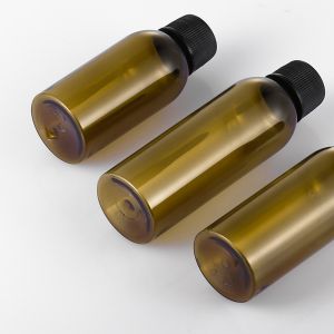 2 Oz Clear Plastic Screw Top Containers Multiapplication PET Material