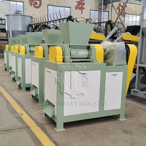 Dry Powder Double Roller Granulator Ammonium Sulfate Granulation Equipment