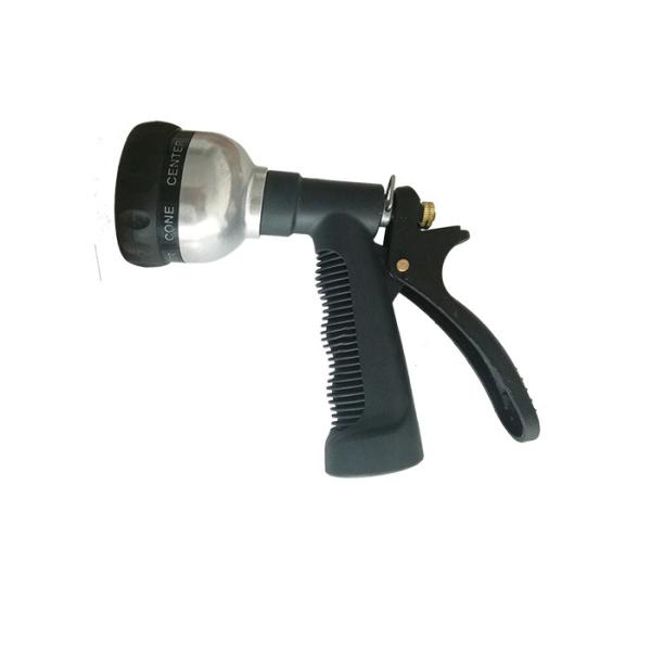 Multi-purpose Metal Water Spray Nozzle w/ Aluminum Body & Rubber Coat