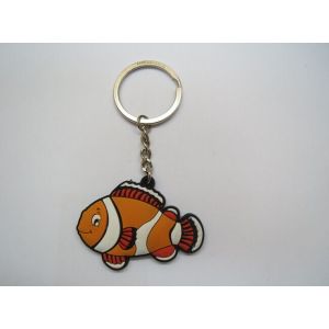 customized logo rubber pvc keychain, Specter logo souvenir rubber keycharm,