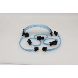 PSU Cable 24pin ATX 4+4pin EPS 8pin PCI-E 6pin PCI-E SilverJacketed PSU