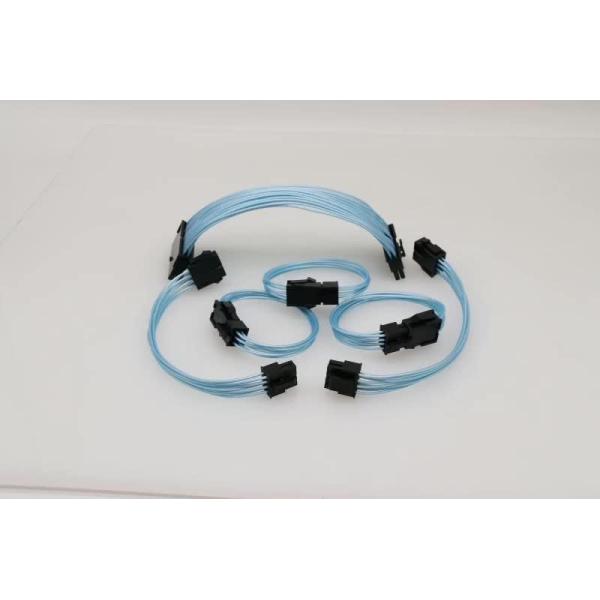 PSU Cable 24pin ATX 4+4pin EPS 8pin PCI-E 6pin PCI-E SilverJacketed PSU