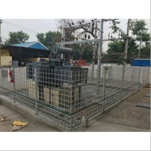 Q195 Steel 2.4m High Tower Fencing With Powder Coated