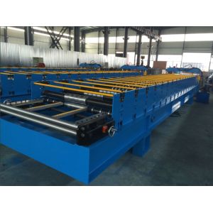 5T Corrugated Roll Forming Machine , Roofing Sheet Making Machine Hydraulic