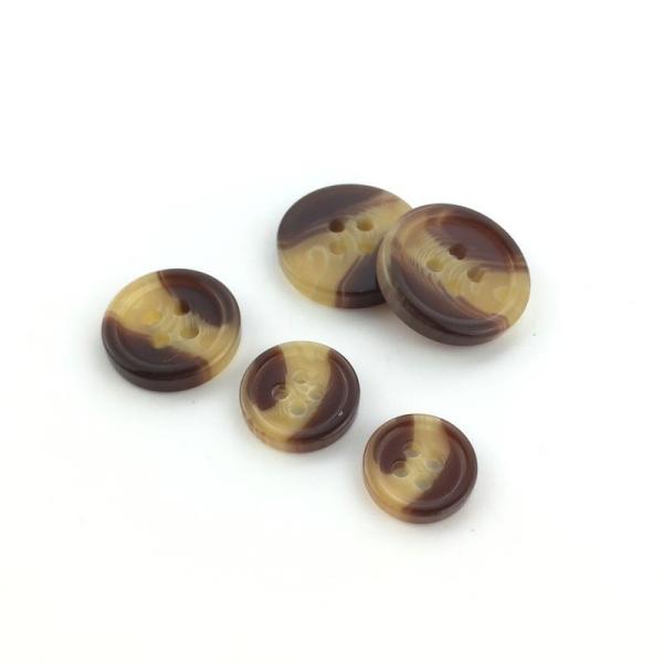 Wholesale polyester chalk Resin Rod buttons for Shirt Coat