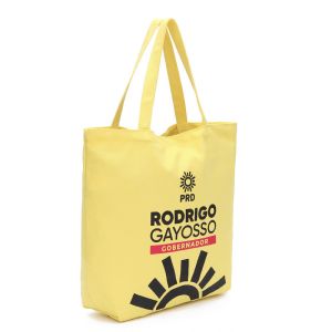 Geometric Yellow 8 OZ 40x11x34.5cm Cotton Recycle Bag