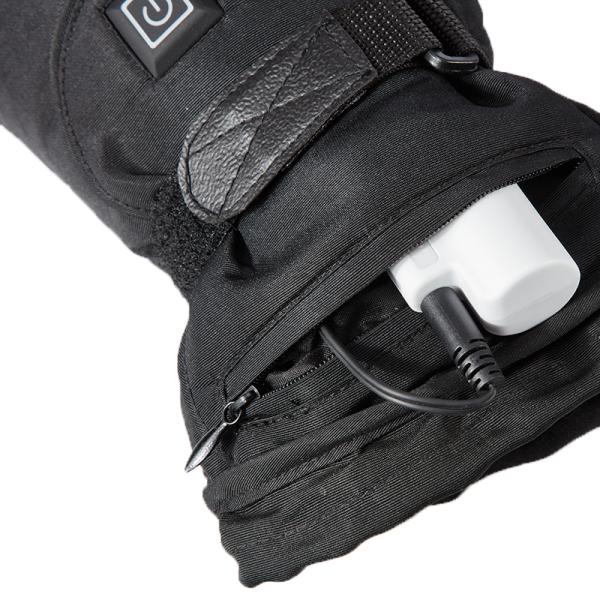 Windproof Rechargeable Heated Gloves Polyester 2200mAh