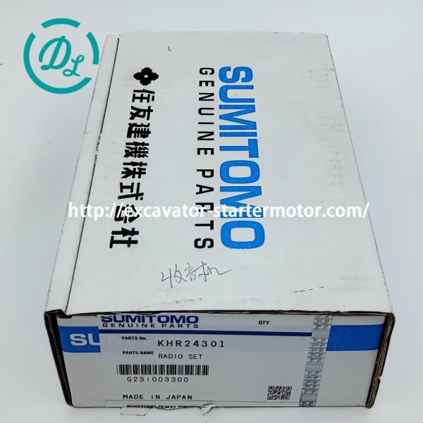 EexcavaStart Sumitomo SH225X-3B Excavator Radio Receiver 24V OEM KHR24301