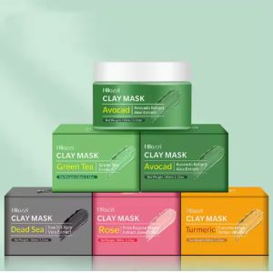 Vitamin C Organic Rose Dead Sea Clay Mud Mask for Face and Body Deep Skin