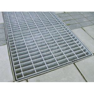 Industrial Steel Grating 25-W-4 Platform