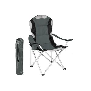 600D Polyester Outdoor Padded Chair , Padded Folding Camping Chairs