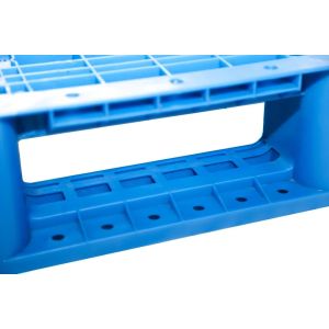 1200X1000X150mm LYCW-1210C Blue Plastic Pallet With Steel Bar