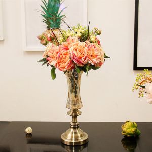 Classical Crystal Glass Transparent Vase Flower Display Glass Vase