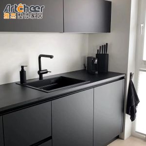 Modern Kitchen Furniture Design Allure Cabinets With Door Handles And Dish