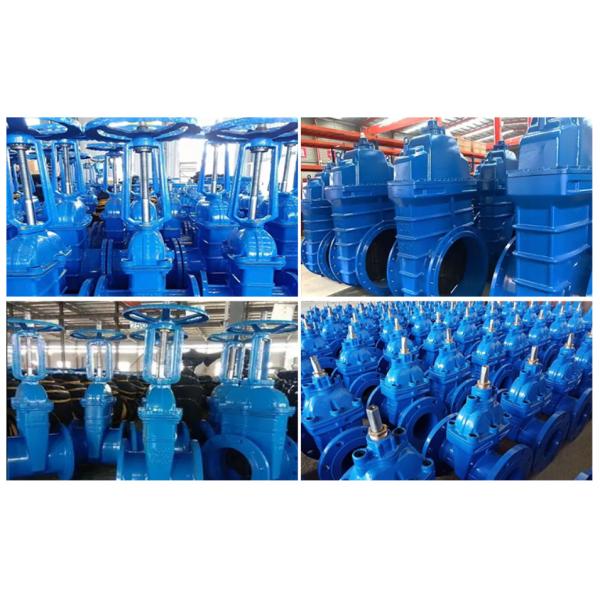 PN16 Rising Stem Soft Sealing Gate Valves ANSI 150LB 316 Stainless Steel Cast Iron