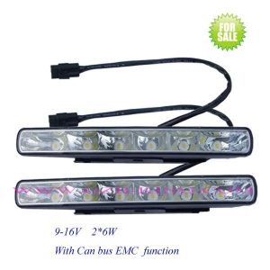 9-16V High Power 6 LED Daytime Running Light