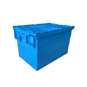 600x400x365mm Plastic Moving Box Warehouse Load 50Kg HDPE Plastic Crates