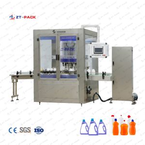 Rotary Cap Tightening Machines Pneumatic 4000bph Bottle Screw Capping Machine