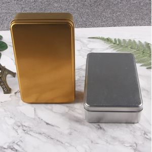 PMS Small Rectangular Tin Containers 0.32mm Empty Tin Box