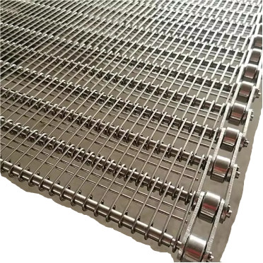 Buy Durable 304 Stainless Steel Eye Link Wire Mesh Conveyor Belt  For Dehydration at wholesale prices